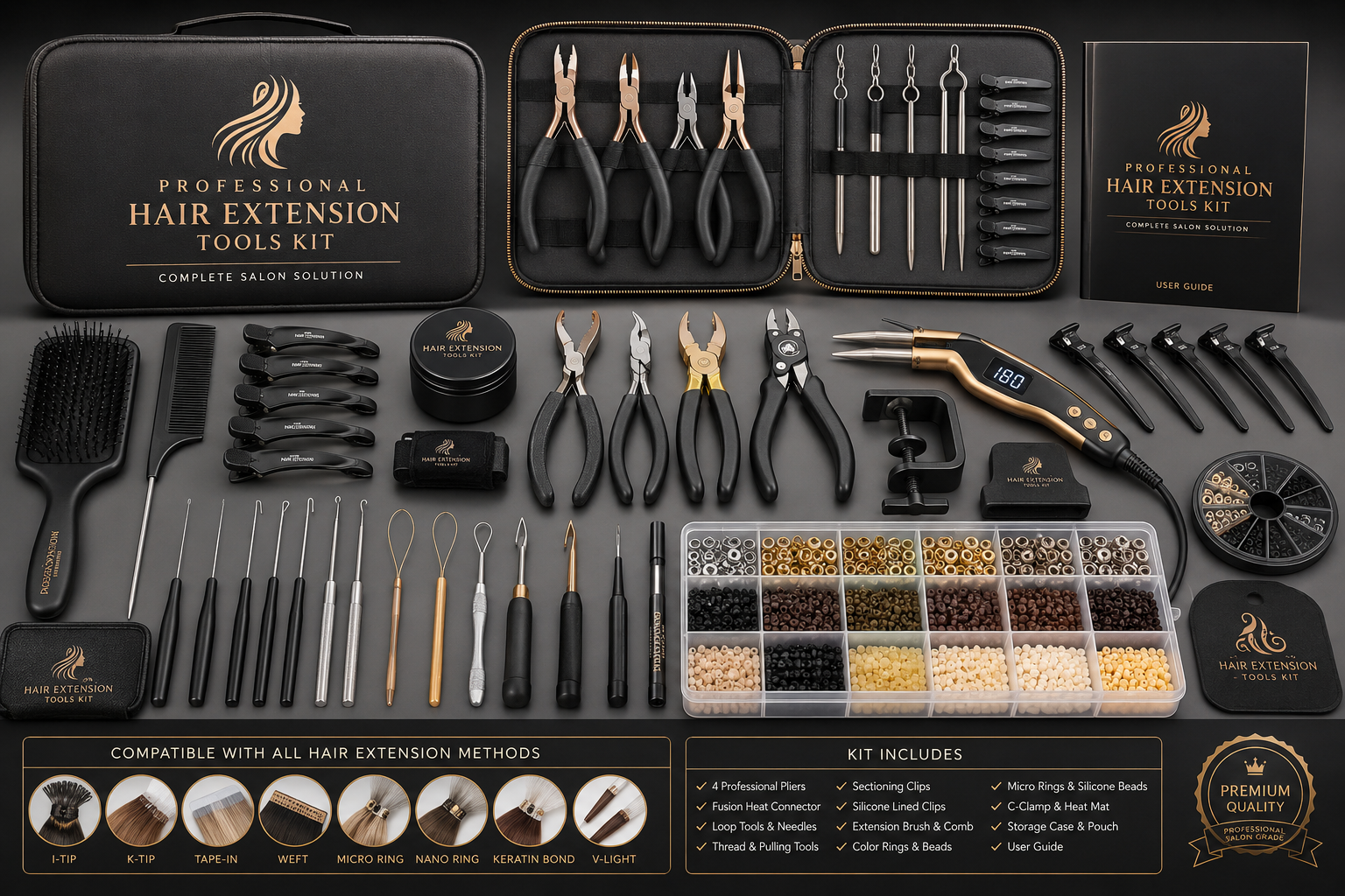 Hair extension kit