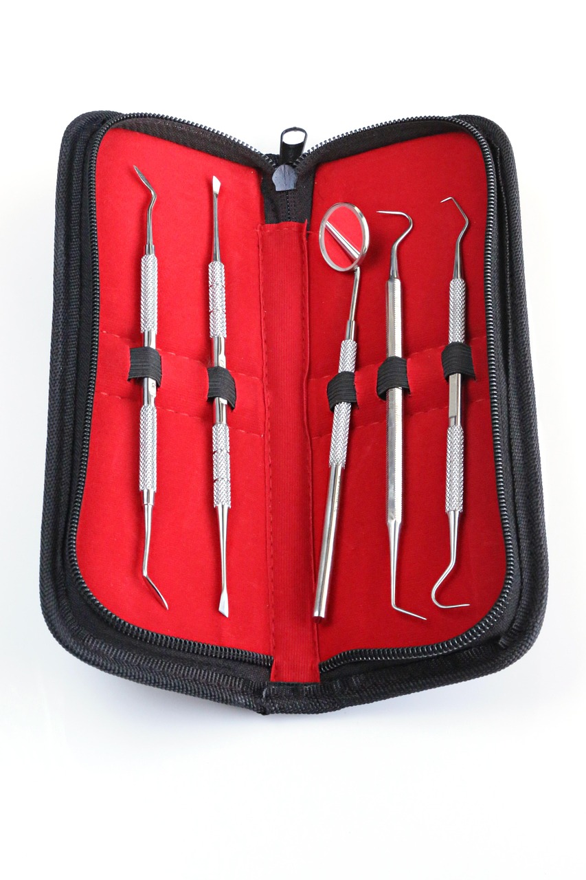 dentistry, tooth, kit, tools, dentist, healthy teeth