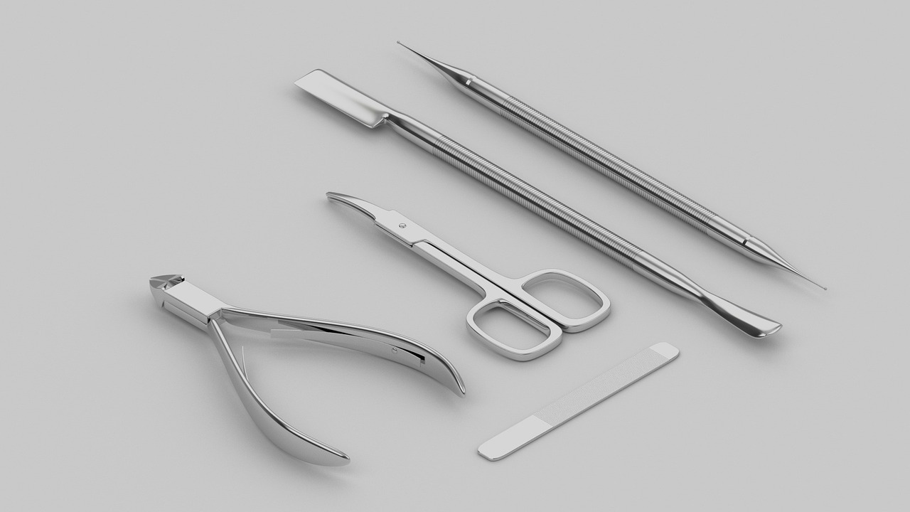 manicure, kit, tool, care, scissors, side cutters, sawing, nails, cut, curette, orthographic, manicure, manicure, manicure, manicure, manicure